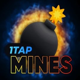 1Tap Mines game by Turbo Games – logo hosted on PlayMojo Casino