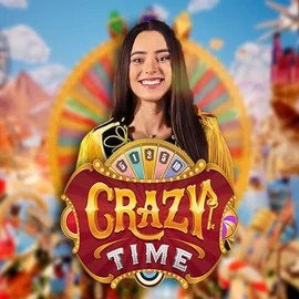 Play the Crazy Time slot by Evolution on PlayMojo Casino