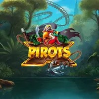 Pirots X slot logo by ELK Studios at PlayMojo Casino