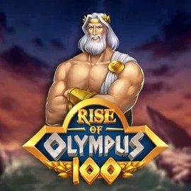 Rise of Olympus 100 logo by Play'n GO at PlayMojo Casino